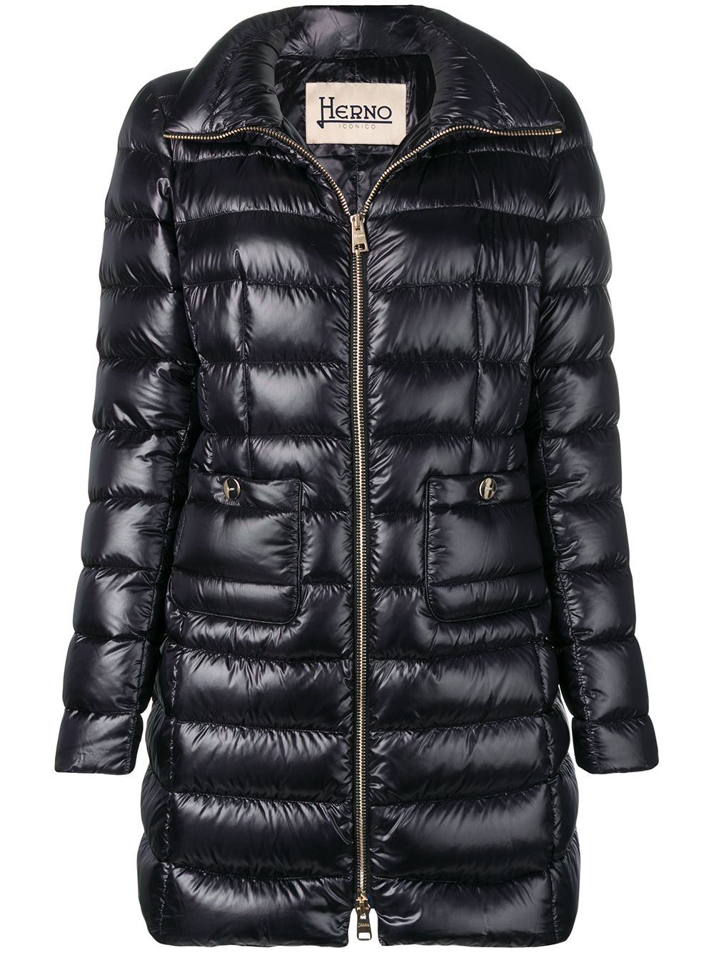 Herno Maria Midi Down Jacket Black