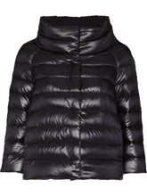 Herno Sofia Jewel Sleeve Nylon Cape Black