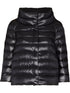 Herno Sofia Jewel Sleeve Nylon Cape Black