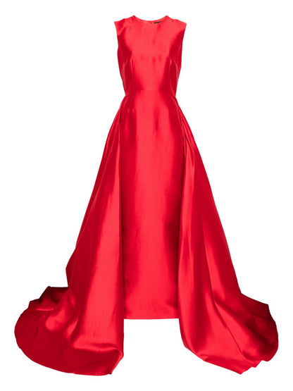 Solace London Larsen Ruby Red Sleeveless Maxi Dress Red