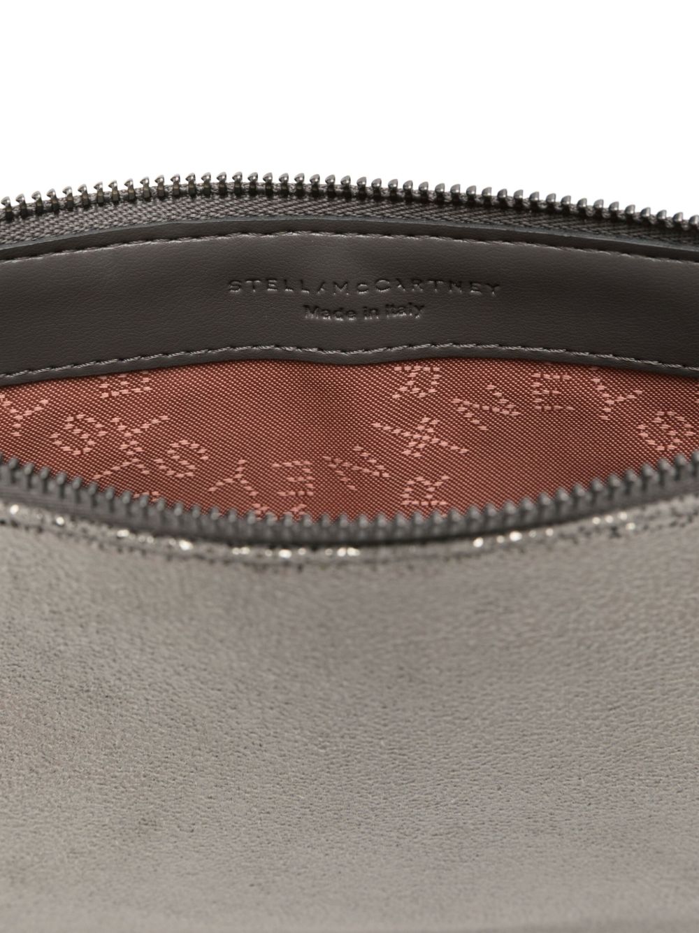 Stella McCartney Falabella Chain-Link Shoulder Clutch Bag Silver