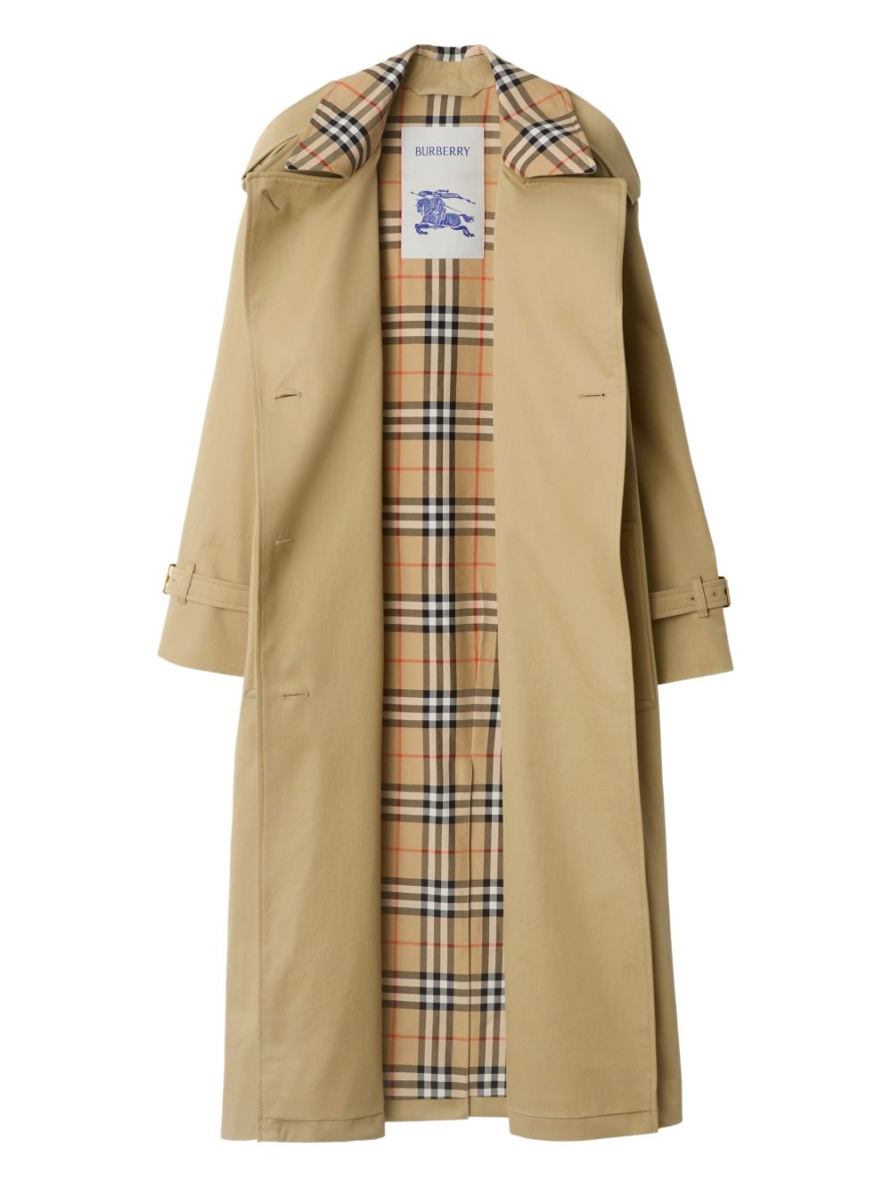 Burberry Castleford Medium Trench Coat Beige