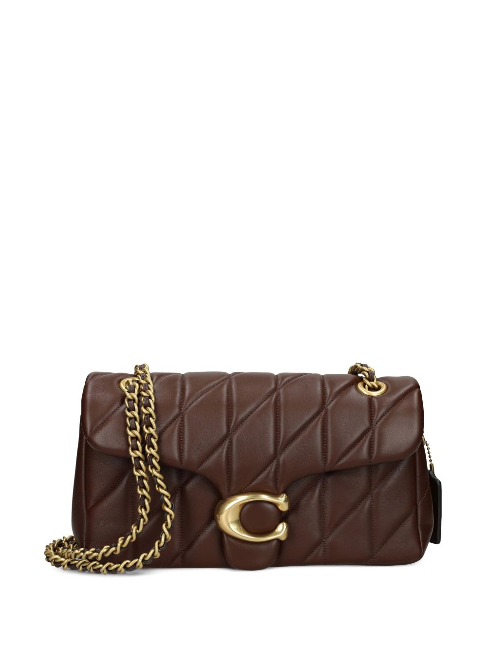 Coach Tabby 26 Quilted Nappa Leather Shoulder Bag Brown