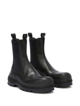 Jil Sander Plus Calf Leather Chelsea Boots Black