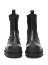 Jil Sander Plus Calf Leather Chelsea Boots Black