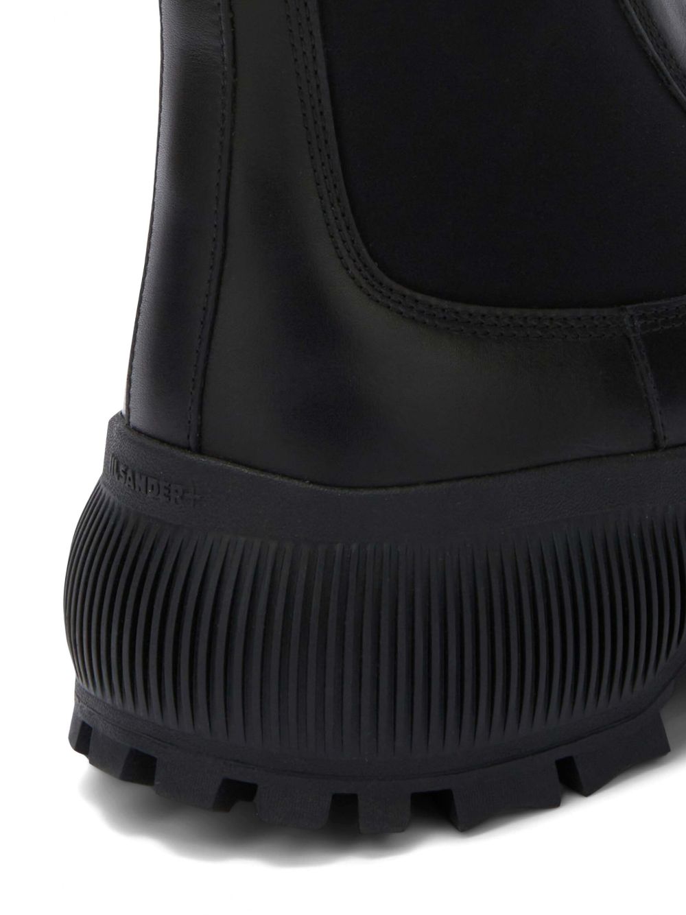 Jil Sander Plus Calf Leather Chelsea Boots Black