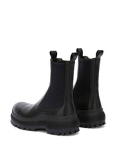 Jil Sander Plus Calf Leather Chelsea Boots Black