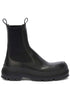 Jil Sander Plus Calf Leather Chelsea Boots Black