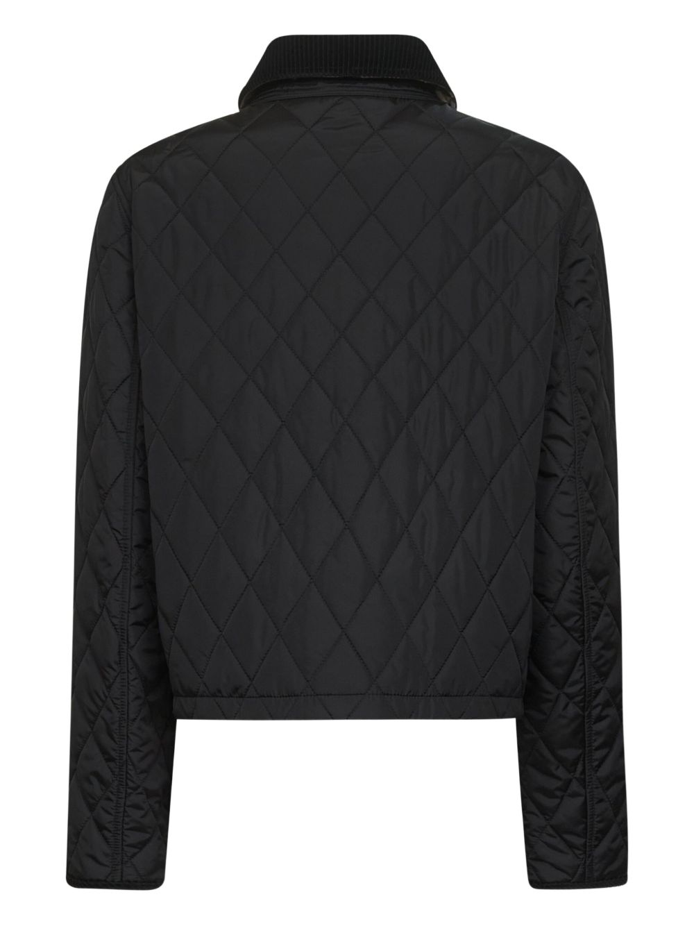 Burberry Quilted Nylon Jacket with Vintage Check Lining Black black