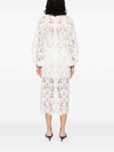 Zimmermann Coco Lace Midi Dress Ivory