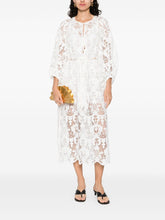 Zimmermann Coco Lace Midi Dress Ivory