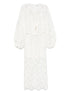 Zimmermann Coco Lace Midi Dress Ivory
