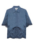 Zimmermann Coco Embroidered Denim Shirt in Blue