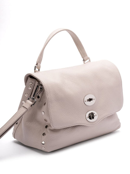 Zanellato Postina Daily Small Calf Leather Handbag Orange