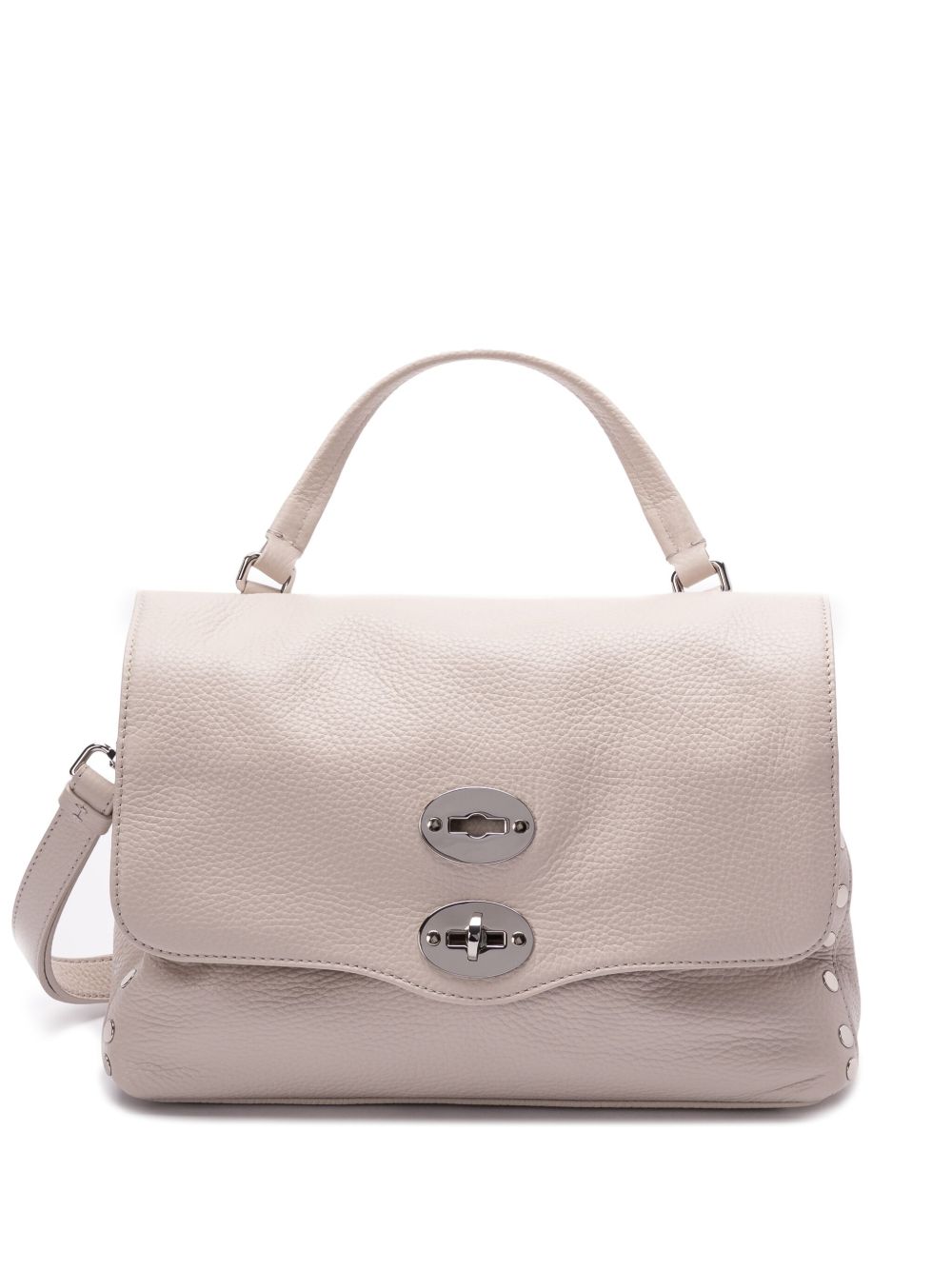 Zanellato Postina Daily Small Calf Leather Handbag Orange