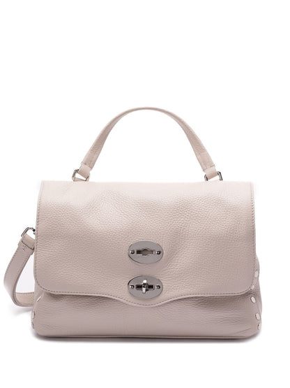Zanellato Postina Daily Small Calf Leather Handbag Orange