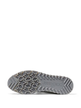 Jimmy Choo Veles Pearl Embellished Knit Sneakers Grey