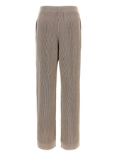 Brunello Cucinelli Elasticated Waistband Light Brown Cotton Trousers Light brown