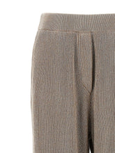 Brunello Cucinelli Elasticated Waistband Light Brown Cotton Trousers Light brown