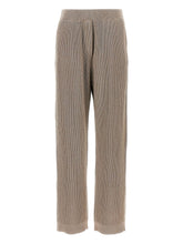 Brunello Cucinelli Elasticated Waistband Light Brown Cotton Trousers Light brown