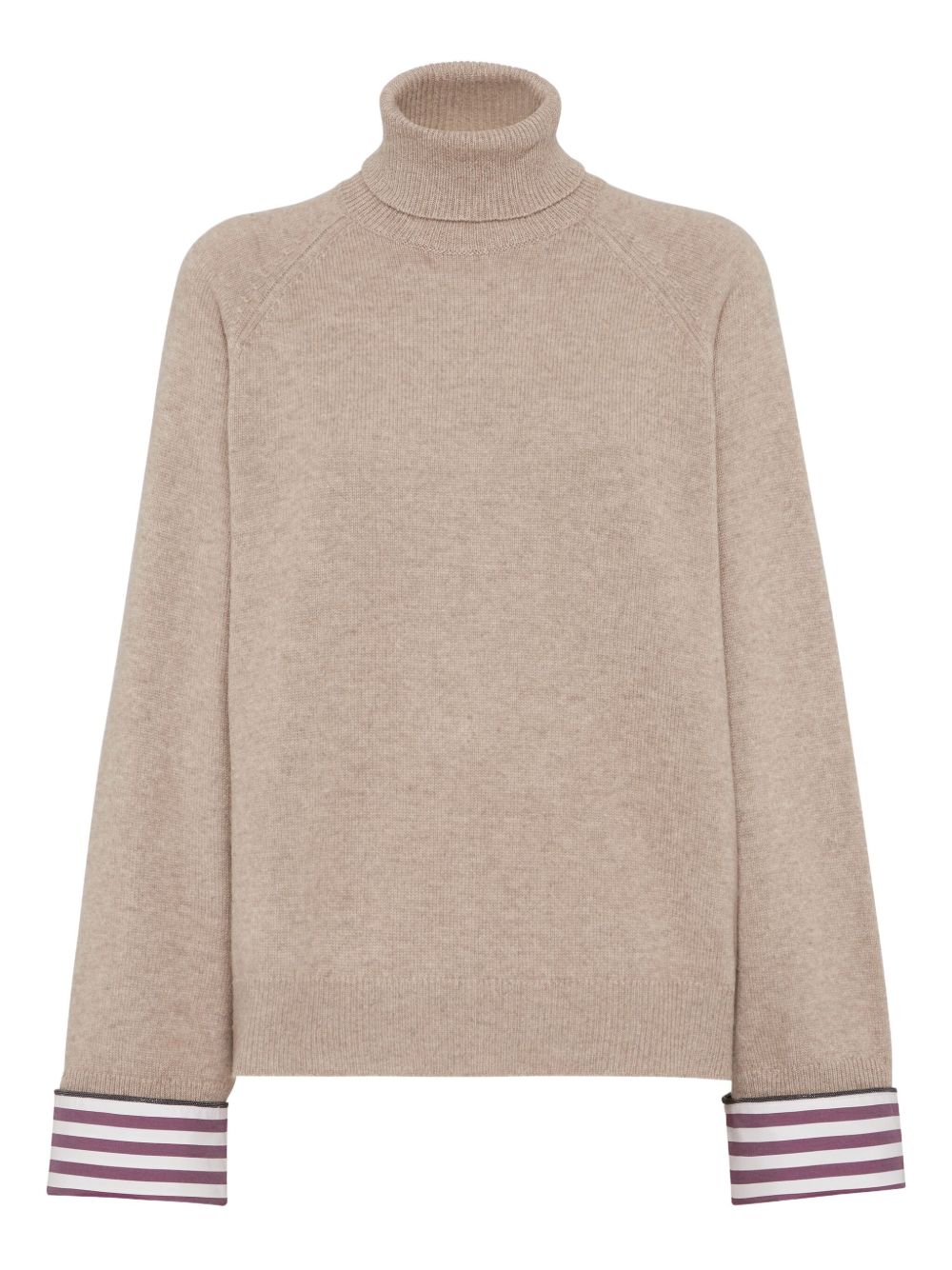 Brunello Cucinelli Cashmere Roll-Neck Sweater Brown Brown