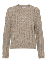 Brunello Cucinelli Light Beige Wool-Blend Crewneck Sweater Beige