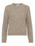 Brunello Cucinelli Light Beige Wool-Blend Crewneck Sweater Beige