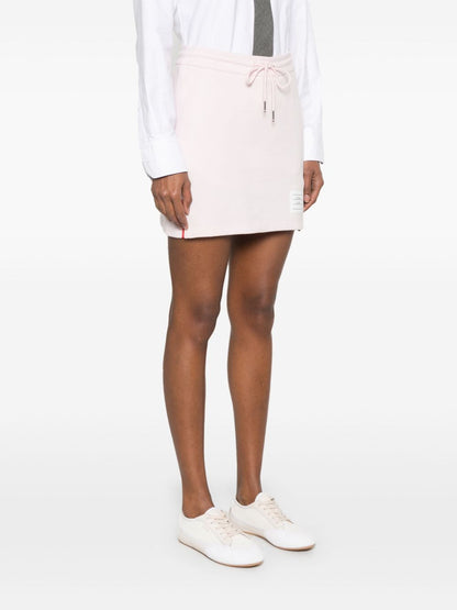Thom Browne 4-Bar tab 4Bar cotton mini skirt PINK
