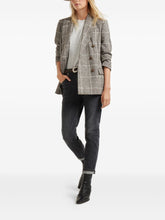 Brunello Cucinelli Cashmere-Silk Blend Round-Neck T-Shirt Light Grey