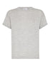 Brunello Cucinelli Cashmere-Silk Blend Round-Neck T-Shirt Light Grey