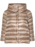 Herno Lightweight Goose Down Cape Jacket Dove Grey