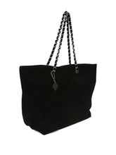 Tory Burch Ella Allover Logo Terry Cotton Tote Bag Black