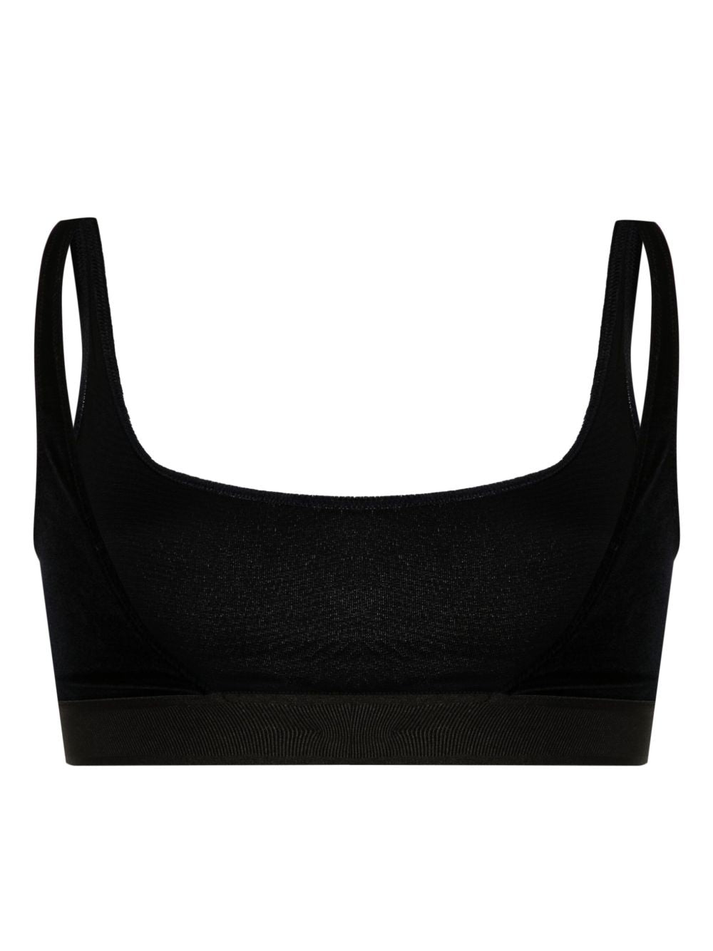 Tom Ford Logo Velvet Sport bra Blue