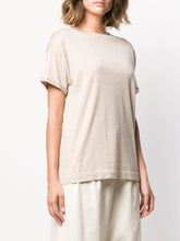 Brunello Cucinelli Knitted Cashmere-Silk Boat Neck Top Beige