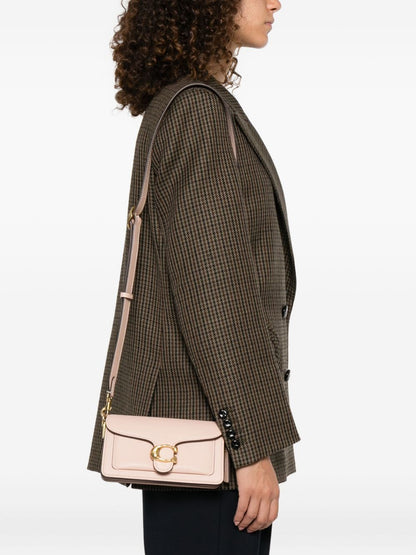 Coach Tabby 20 Grained-Leather Shoulder Bag Beige