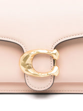 Coach Tabby 20 Grained-Leather Shoulder Bag Beige