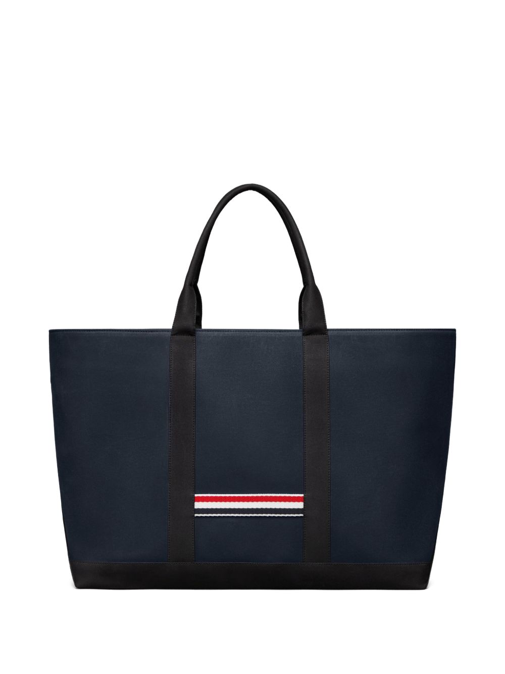 Thom Browne Medium Calf Leather Tote Bag Blue