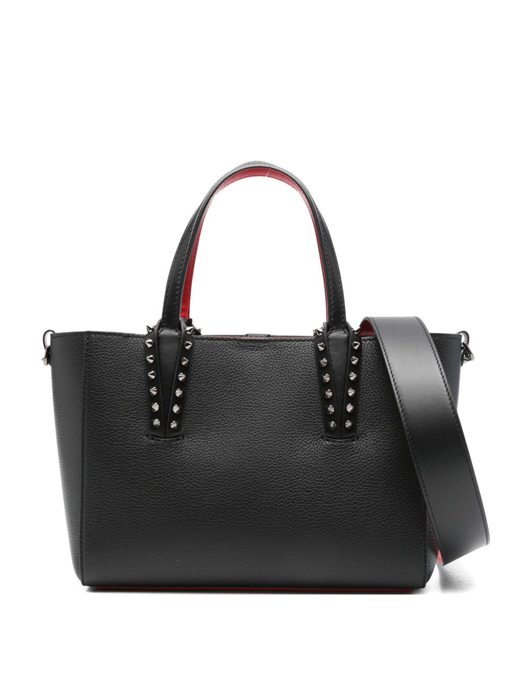 Christian Louboutin Cabata Mini Leather Tote Bag Black