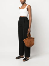 DRAGON DIFFUSION Triple Jump Interwoven Leather Shopper Tote Leather Brown