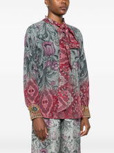 Pierre Louis Mascia Printed silk shirt Multicolor