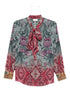 Pierre Louis Mascia Printed silk shirt Multicolor