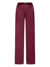 Tom Ford Silk Satin Pajama Trousers Deep Plum Red