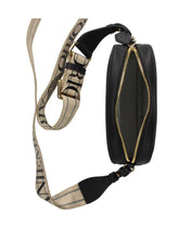 Emporio Armani Crossbody Camera Bag in Black Faux Leather