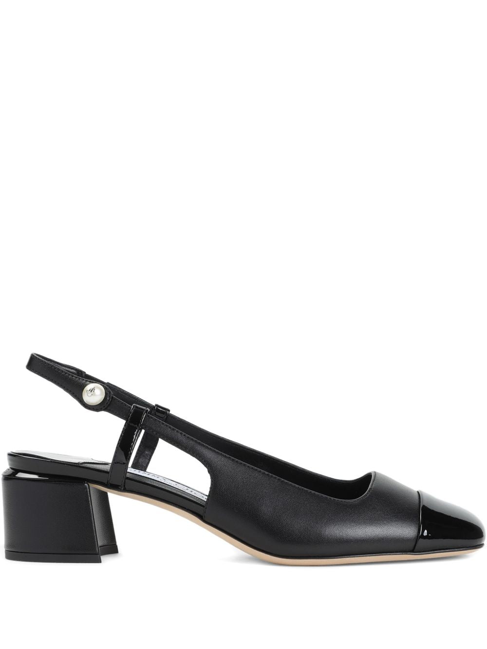 Jimmy Choo Patent Leather Elisa 45 Slingback Pumps Black