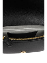 Emporio Armani Crossbody Mini Bag with Gold-Tone Logo Black