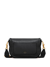 Valentino Garavani VLogo Signature Maxi Calfskin Leather Shoulder Bag Black