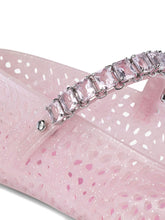 Jimmy Choo Jelly Glittered Flat Ballets Pink