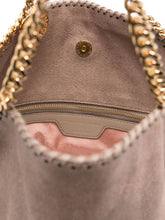 Stella McCartney Falabella Chain-Trimmed Suede-Effect Tote Bag Beige