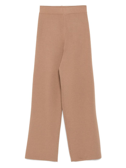 Fabiana Filippi High Waist Wool Trousers Camel camel
