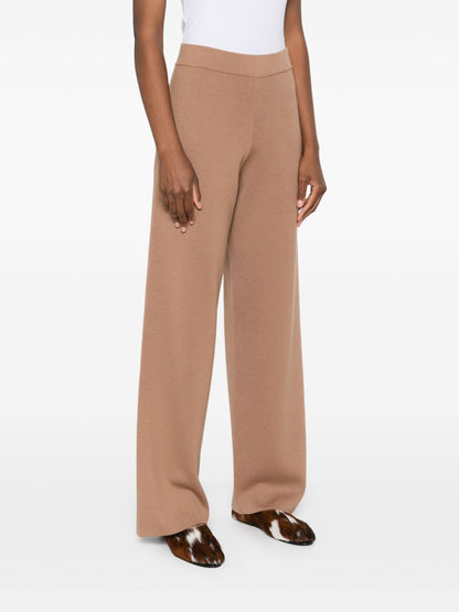 Fabiana Filippi High Waist Wool Trousers Camel camel